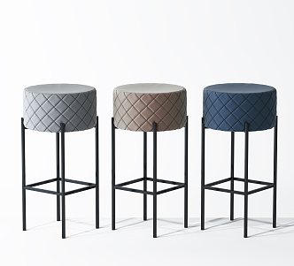 Modern Bar Stool Bar Chair 3d model