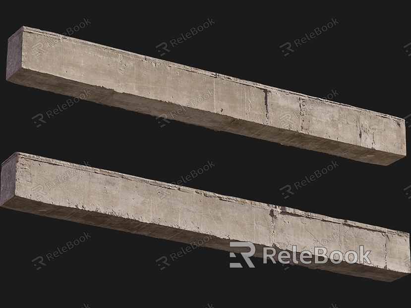 concrete beam construction beam cement column square cement column model