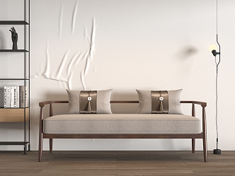 New Chinese-style chaise longue 3d model