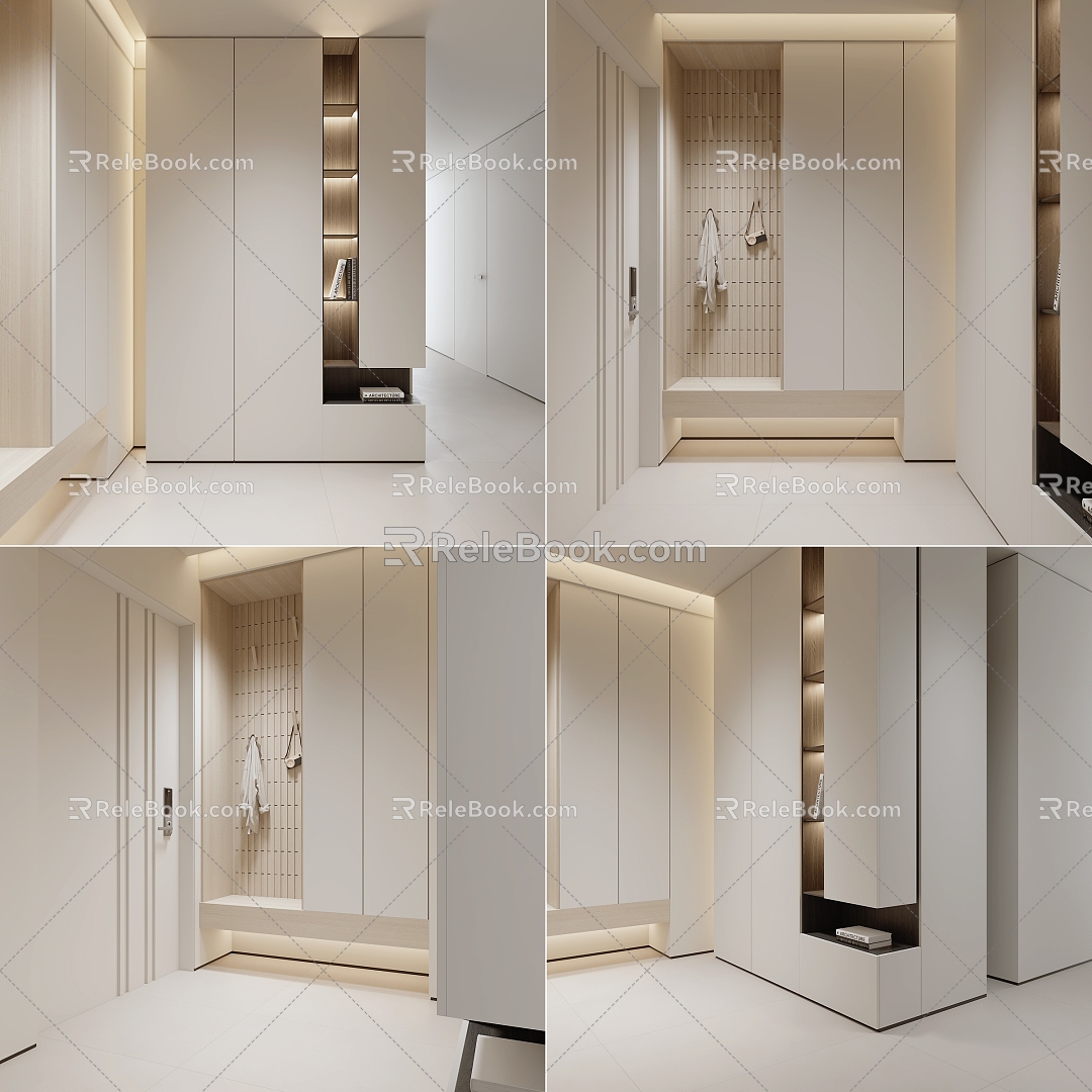 Huan Guang Shoe Cabinet 3d model