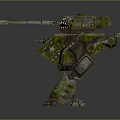 Mech Warrior Mech Soldier Machine Battlearm Mechanical Battlearm Machine Fighter Robot 3d model