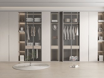 Modern wardrobe 3d model