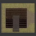 Traditional Thatched Roof Building With Wooden Frame And Open Structure On Water