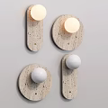 Wall lamp cave stone wall lamp spherical wall lamp 3d model