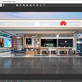 Modern Mobile Phone Store Digital Store Mobile Phone Accessories Store Digital Store Display Cabinet Nakajima Display Desk 3d model