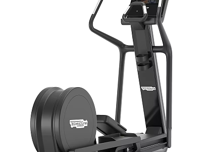 Elliptical Trainer For Home Gym Fitness Workout With LCD Display And Magnetic Resistance 3d model