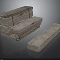 Stacked Natural Stone Building Blocks For Construction And Landscaping Projects