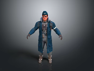 Military Modern Soldier Modern Military Mercenary Male Soldier Male Detective Male Agent 3d model