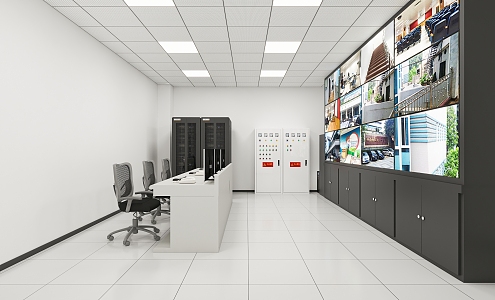 Power distribution room 3d model