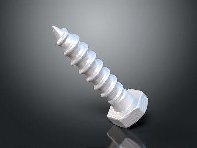 Modern Screw Tapping Screw Pan Head Screw 3d model