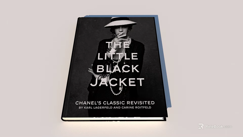 The Little Black Jacket Chanel Classic Revisited Book by Karl Lagerfeld and Carine Roitfeld 3d model 
