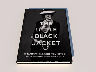 The Little Black Jacket Chanel Classic Revisited Book by Karl Lagerfeld and Carine Roitfeld 3d model