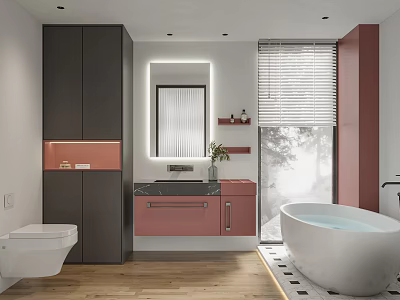 Modern toilet 3d model