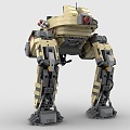 LEGO toy building blocks war machine robot fighting machine 3d model