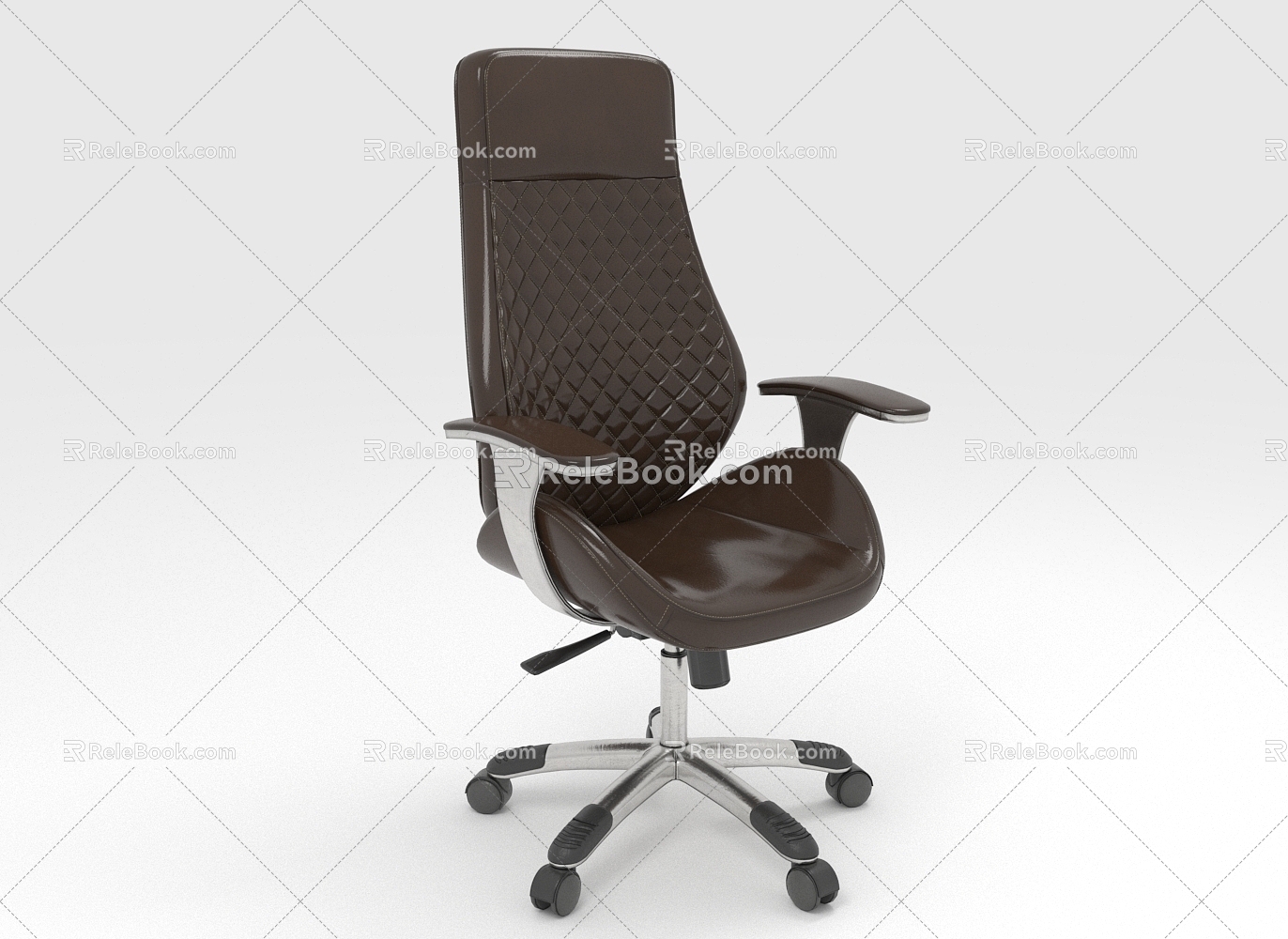 swivel chair office chair leather chair chair seat 3d model