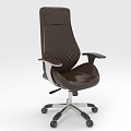 swivel chair office chair leather chair chair seat 3d model