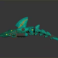 Machine Shark Shark Science Fiction Shark Future Shark Concept Shark Machine Shark Animal Game Animal 3d model