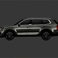 Sleek Modern Silver SUV With Exterior Design Black Wheels And Roof Rack