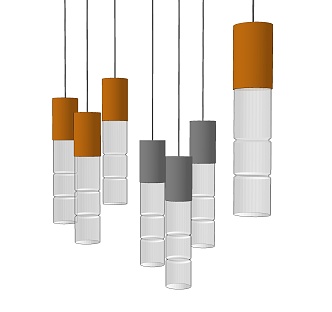 Modern Chandelier Metal Chandelier Glass Chandelier 3d model