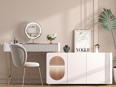 Light Luxury Dressing Table model