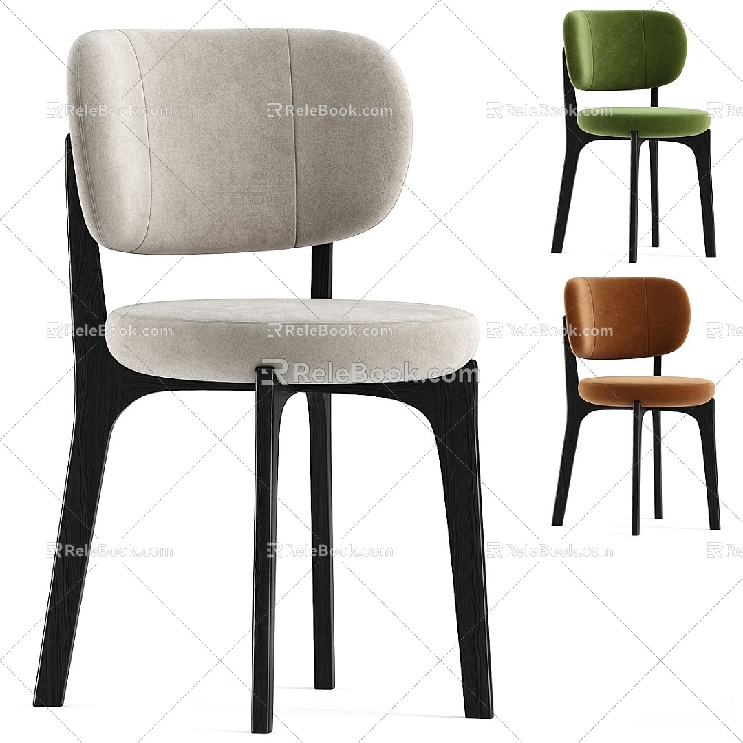 Modern single chair 3d model