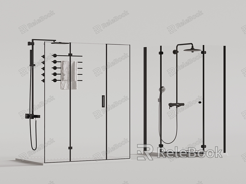 Shower room partition shower model