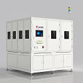 White Industrial Equipment With Double Glass Doors Cabinets And Digital Control Panel