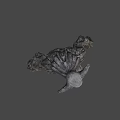 Game Movie Monster Character With Muscular Body Sharp Claws And Horned Head 3D Model Design