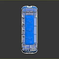 Modern bus minibus minivan driverless bus 3d model