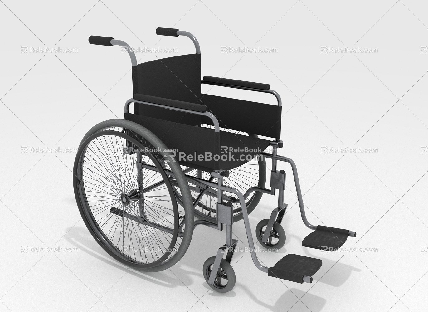 Modern Wheelchair 3d model