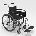 Modern Wheelchair 3d model