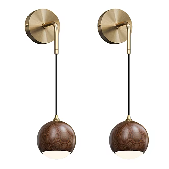 Italian Poliform wall lamp combination 3d model