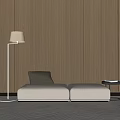Leisure couch sofa couch 3d model