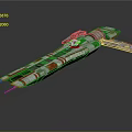 Modern Spaceship Spacecraft 3d model