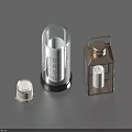 Household Living Items Featuring Glass Dome Container Metal Frame Lantern And Small Lidded Jar