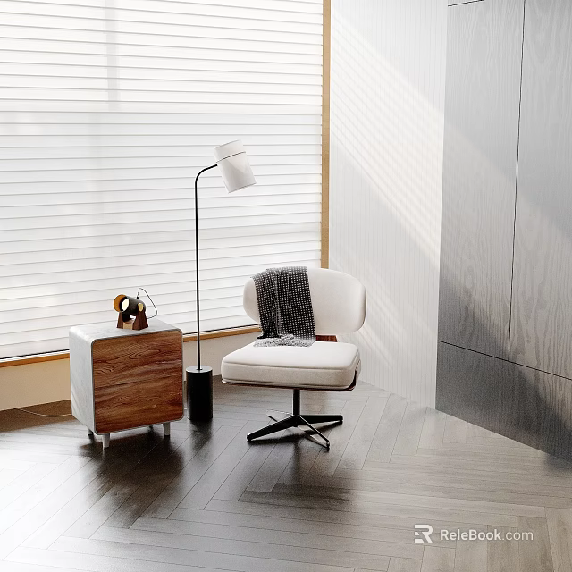 Modern Open Concept Kitchen Interior Design With Island Counter And Cabinets 3d model