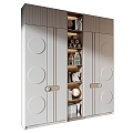 modern wardrobe children's cabinet 3d model