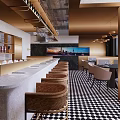 Modern Bar Table 3d model
