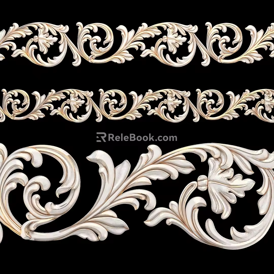 retro component stl flower color capital cnc thread 3d model