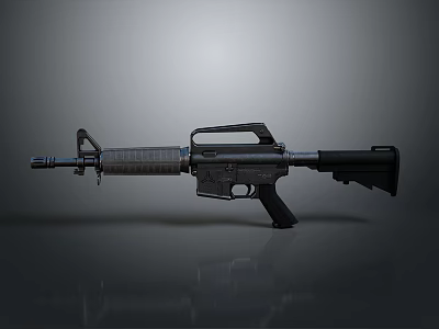 Assault rifle futuristic weapon 3d model Assault rifle futuristic weapon 3d model