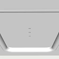 Modern Minimalist White Ceiling Design With Recessed Lights And LED Strip Illumination