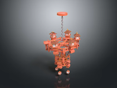 Chandelier Ceiling Lamp Living Room Chandelier Iron Chandelier Lighting Lamps Lighting Fixtures Furniture 3d model