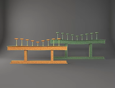 New Chinese Candlestick 3d model
