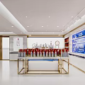 Guojiao 1573 Brand Store Exterior Featuring Blue Facade Glass Door And Window Displays