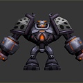 Modern Mech Warrior Mech Soldier Machine Battleguard Mechanical Battleguard 3d model