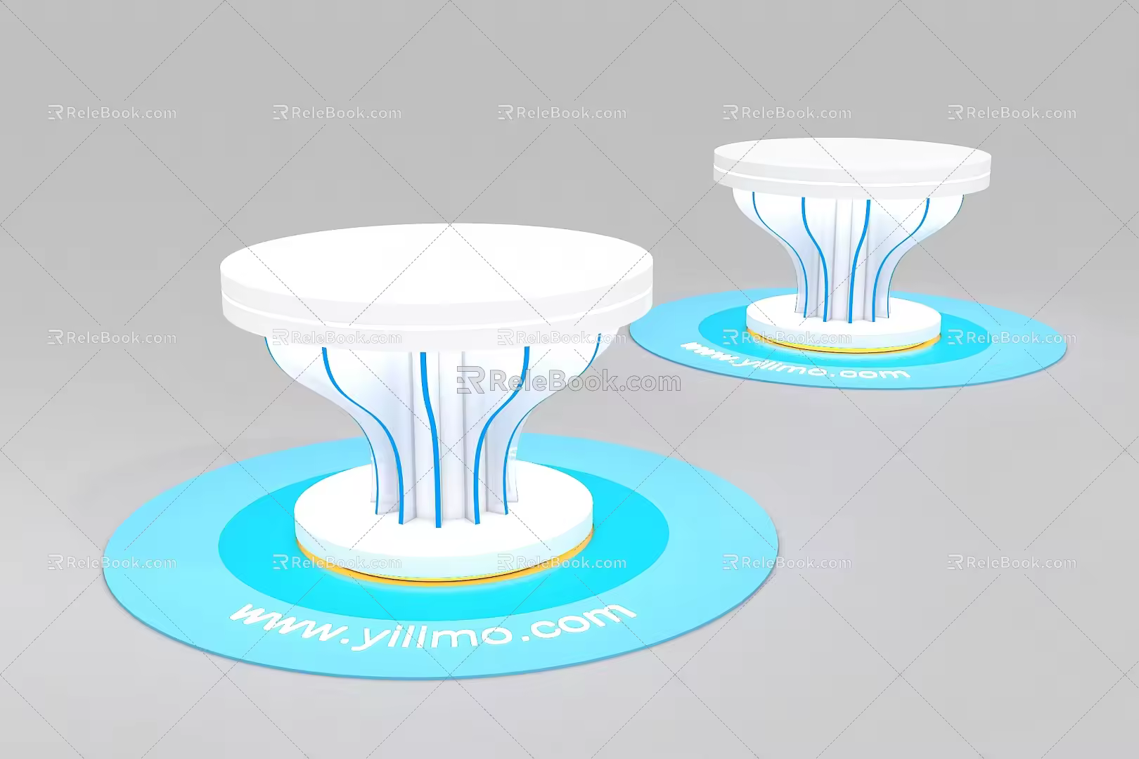 Modern Column 3d model