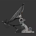 Industrial Metal Fan With Mesh Guard Blade And Black Base Structure