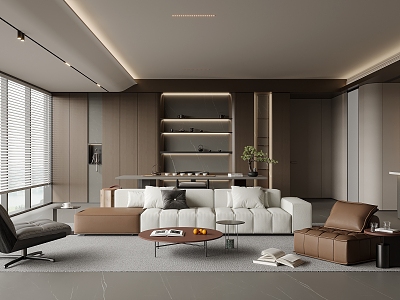 modern living room model