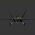 3D Model Of Space Aerospace Fighter Jet With Sleek Design And Cockpit