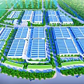 Modern Industrial Factory Complex With Multiple Buildings Green Landscaping And Road Networks